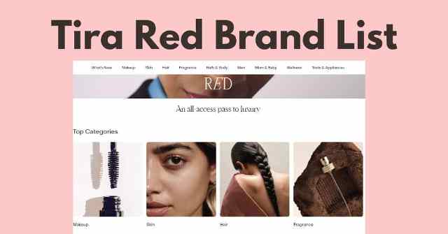 Tira Red Brand List