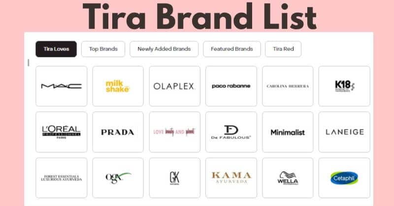 Reliance Tira Beauty Brand List